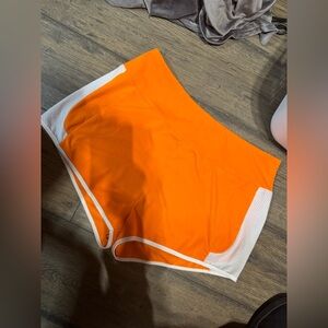 Orange shorts